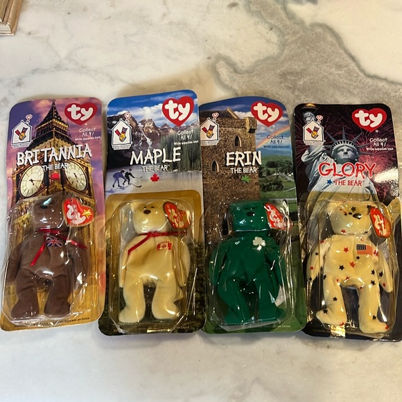 Ty Other - Set of 4 TY Beanie Babies 1999
